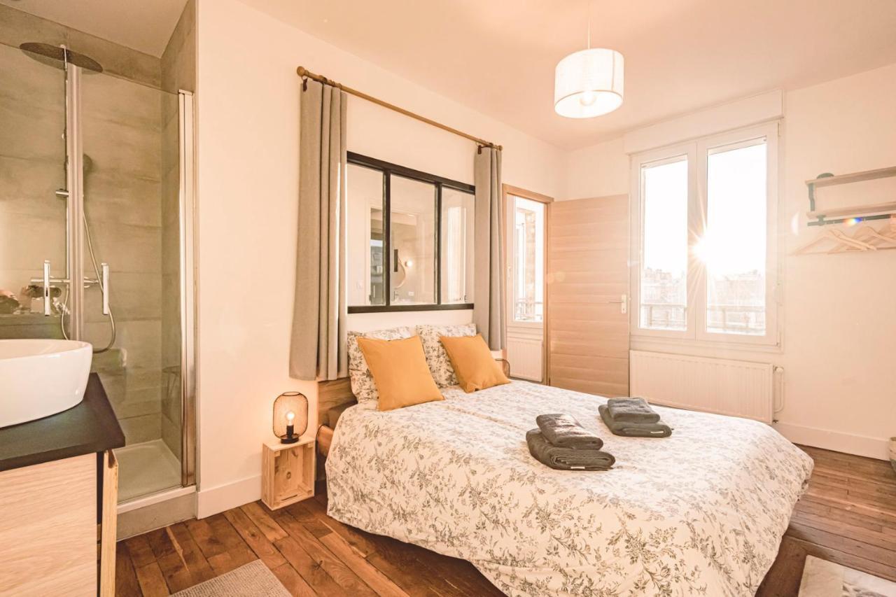Charme De L'Ancien Pour Cet Appartement Entierement Renove Dans L'Hypercentre De Reims Ngoại thất bức ảnh