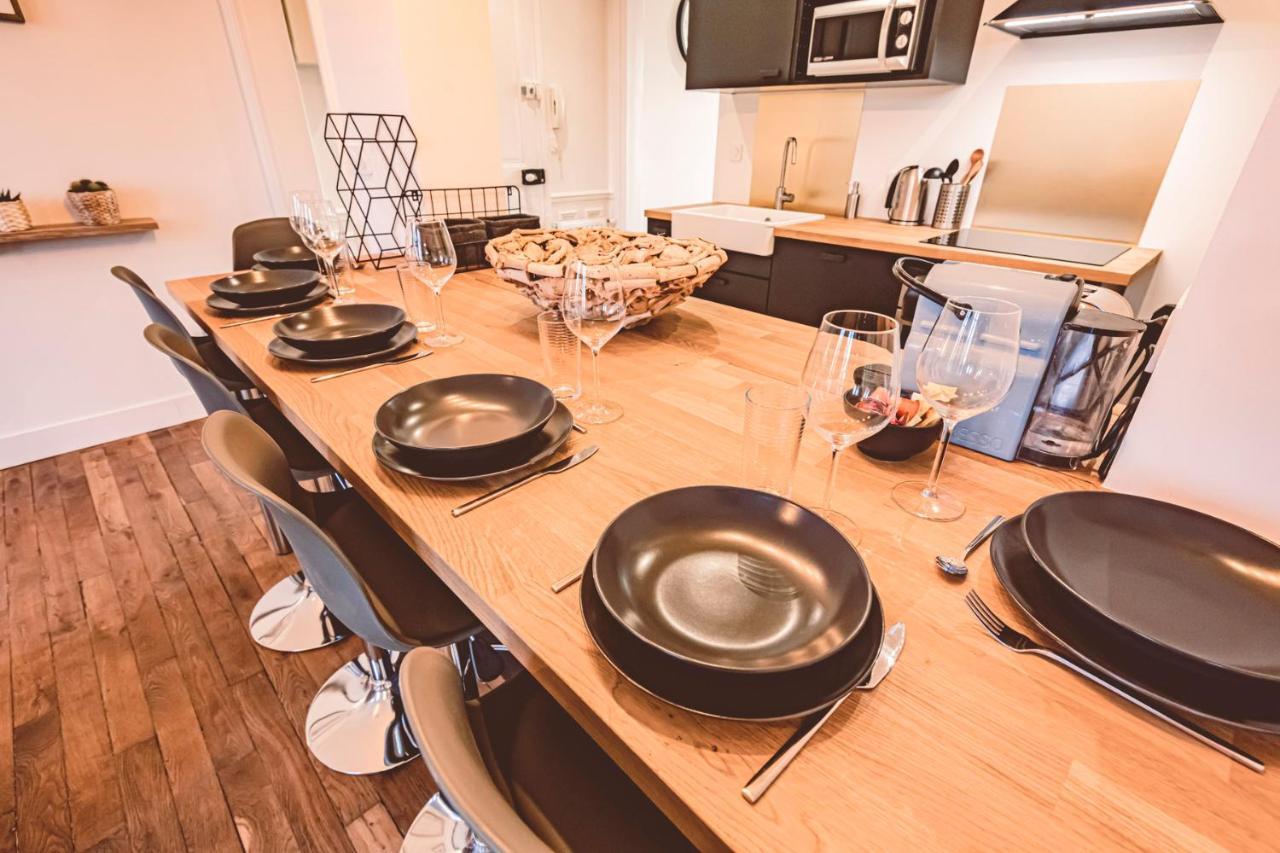 Charme De L'Ancien Pour Cet Appartement Entierement Renove Dans L'Hypercentre De Reims Ngoại thất bức ảnh